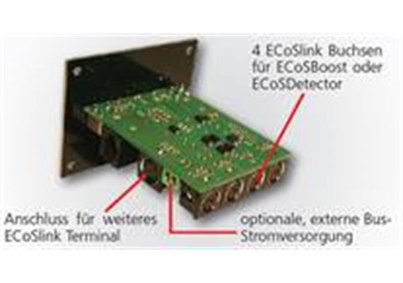 ESU 50099 ECoSLink Terminal Busverteilerplatte, 6 Connect-Buchsen, mit 0,9m Kabel | Bild 2