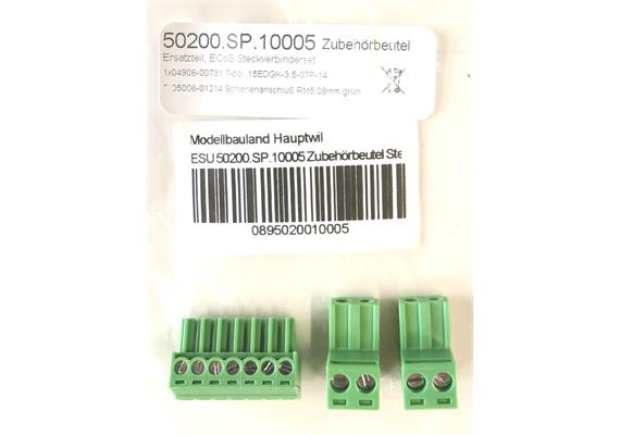 ESU 50200.SP.10005 Zubehörbeutel Steckverbinderset zur ECoS