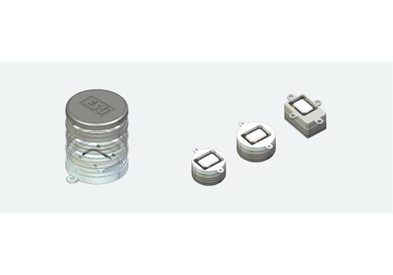 ESU 50341 Lautsprecherset, Single 11x15mm, Modulares Schallkapselset für 20mm, 23mm, 16x25