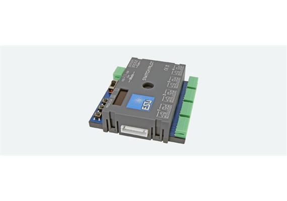 ESU 51830 SwitchPilot 3, 4-fach Magnetartikeldecoder, DCC/MM, OLED, mit RC-Feedback, upda.