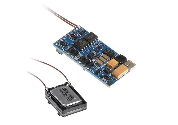 ESU 58412 LokSound 5 DCC/MM/SX/M4 "Leerdecoder", PluX22, mit Lautsprecher 11x15mm | Bild 2