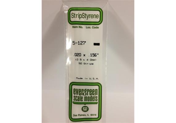 Evergreen 127 Vierkantprofile, 350x0,50x4,00mm, 10 Stück | Bild 2