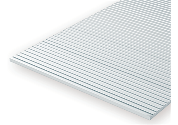 Evergreen 3025 Strukturplatte, 0,5x150x300 mm. Spur H0-Massstab, 1 Stück | Bild 1