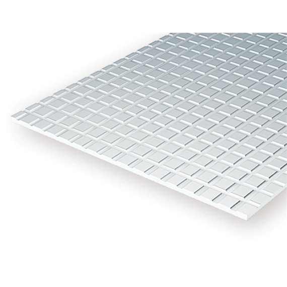 Evergreen 4502 Gehwegplatten, 1 x 150 x 300 mm, Raster 2,1 mm, 1 Stück Evergreen 4502 Gehwegplatten, 1 x 150 x 300 mm, Raster 2,1 mm, 1 Stück