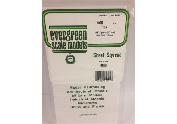 Evergreen 4504 Gehwegplatten, 1x150x300 mm, Raster 4,2 mm, 1 Stück | Bild 2