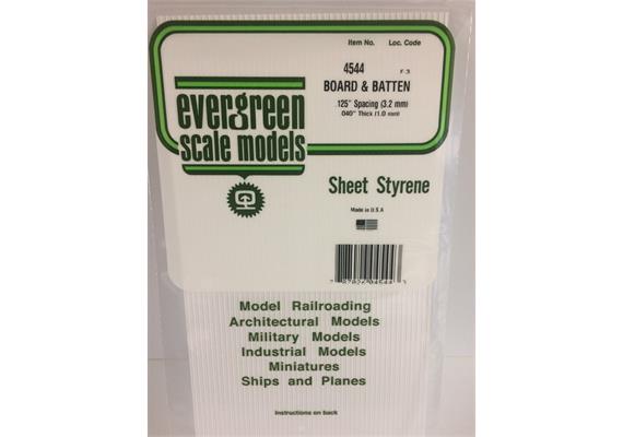 Evergreen 4544 Strukturplatte, 1x150x300 mm,Raster 3,2 mm, 1 Stück | Bild 2