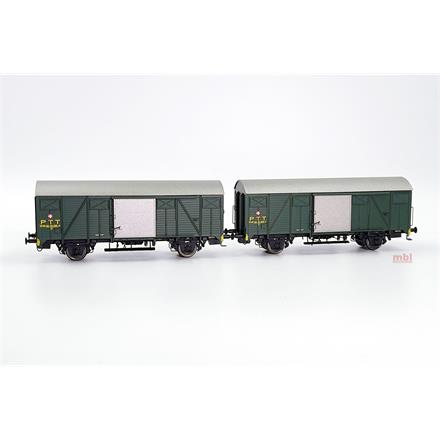 Exact-Train 20947 SBB CFF 2er-Set Zk PTT, grün - H0 (1:87)