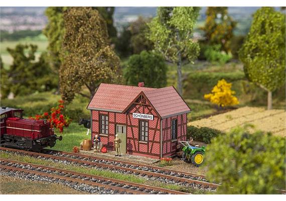 Faller 110200 Haltepunkt Schönberg LaserCut HO | Bild 1