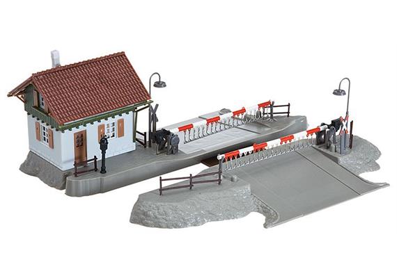 Faller 120174 elektrischer Bahnübergang mit Schrankenwärterhaus - H0 (1:87) | Bild 2