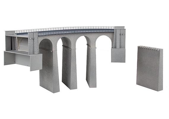 Faller 120466 Viadukt-Set 2-gleisig gebogen HO | Bild 2