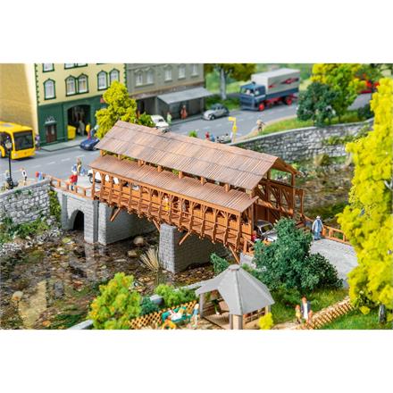 Faller 120527 Eisenbahn-Holzbrücke - H0 (1:87)