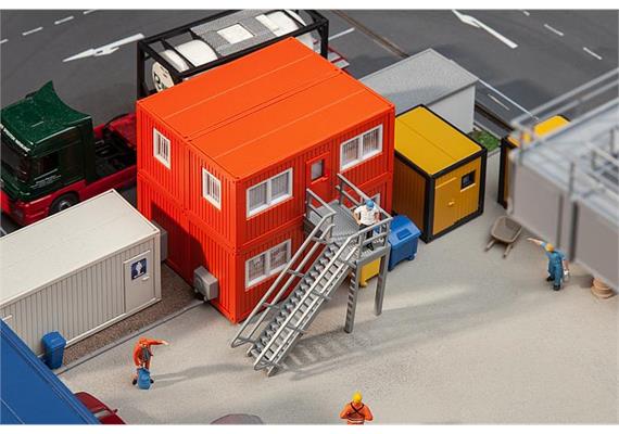 Faller 130135 Baucontainer orange (4) HO | Bild 1