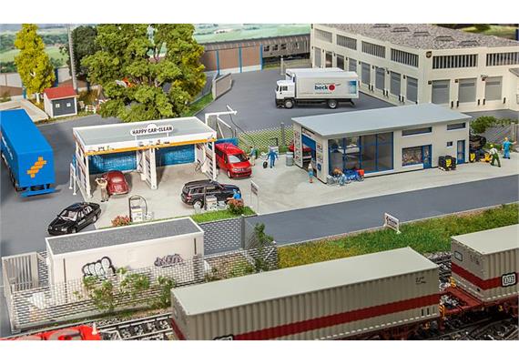 Faller 130154 Autowaschanlage, HO | Bild 1