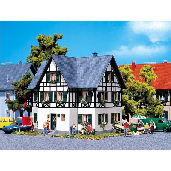 Faller 130259 Fachwerk Zweifamilienhaus