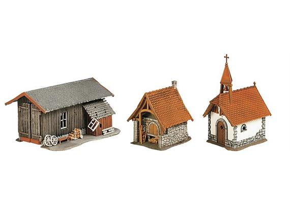 Faller 130379 Backhaus, Kapelle, Geräteschuppen, Spur H0 | Bild 2