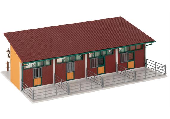 Faller 130597 Pferdestall mit 4 Pferden - H0 1:87 | Bild 3