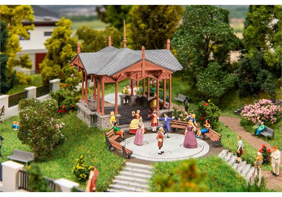 Faller 130655 Musikpavillon mit tanzenden Figuren - H0 (1:87) | Bild 1