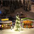 Faller 134002 2 Weihnachtsmarktbuden mit beleuchtetem Weihnachtsbaum - H0 (1:87) | Bild 1