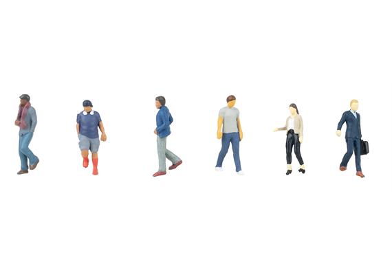 Faller 151727 Treppenabsteigende Personen - H0 (1:87) | Bild 1
