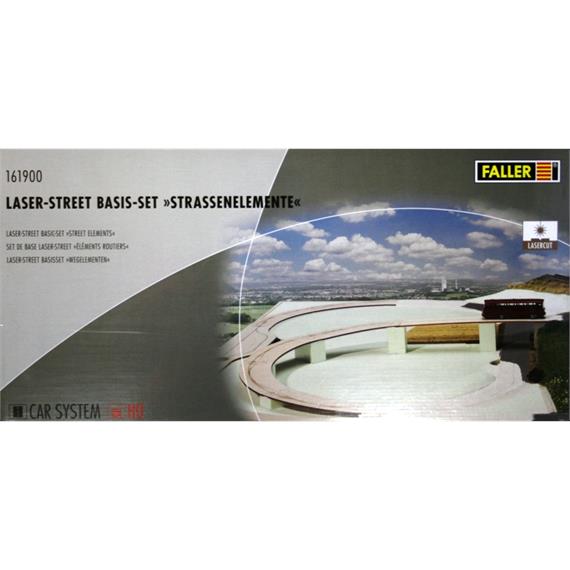 Faller 161900 Car System Laser-Street Basis-Set "Strassenelemente"