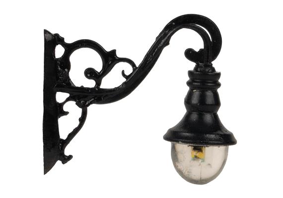 Faller 180138 LED-Wandleuchte, historisch, warmweiss, 3 Stück - H0 (1:87)