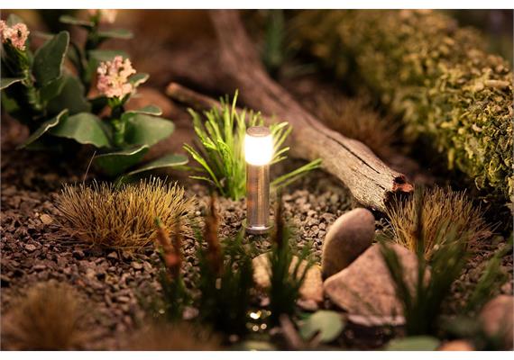 Faller 180139 LED-Wegleuchte, silber, warmweiss, 3 Stück - H0 (1:87) | Bild 2