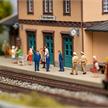 Faller 180237 Figuren-Set mit Sound-Effekt Bahnpersonal & Schaffnerpfiff - H0 (1:87) | Bild 1