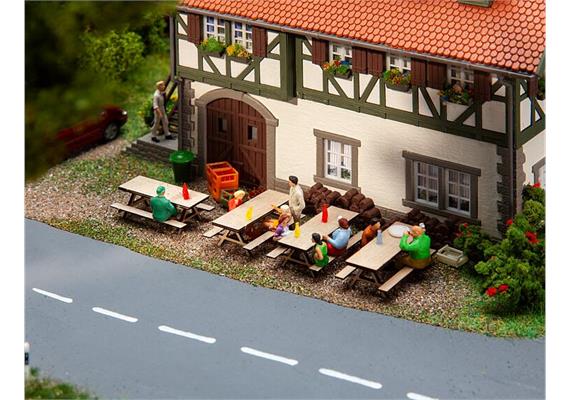 Faller 180304 4 Picknickbänke - H0 (1:87) | Bild 1