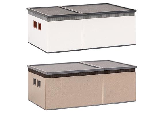 Faller 180315 2 Doppelgaragen mit Antriebsteilen HO | Bild 3