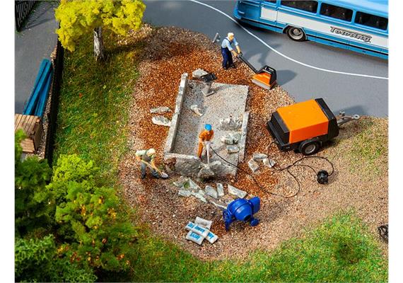 Faller 180344 Baumaschienen-Set, H0 1:87 | Bild 1