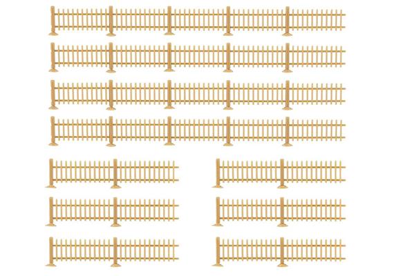 Faller 180415 Lattenzaun, 1'060 mm - H0 (1:87) | Bild 2