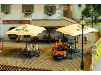 Faller 180437 Biergarten-Set Veltins - H0 (1:87)