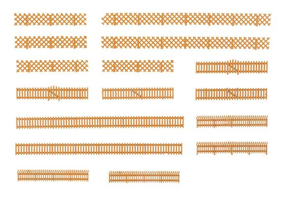 Faller 180860 3 Gartenzäune - H0 (1:87) | Bild 1