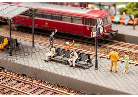Faller 180867 2 Bahnsteigbänke - H0 (1:87) | Bild 1