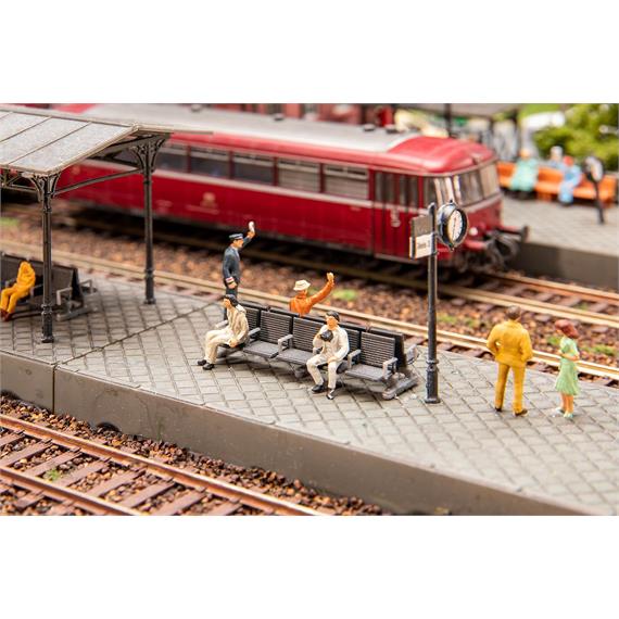 Faller 180867 2 Bahnsteigbänke - H0 (1:87)