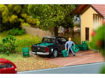Faller 180878 12 Bierkästen ohne Flaschen - H0 (1:87)