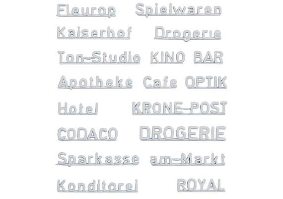 Faller 180964 Ladenschriftzüge 70er Jahre