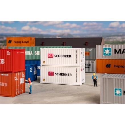 Faller 182053 20 Container DB, 2er-Set - H0 (1:87)