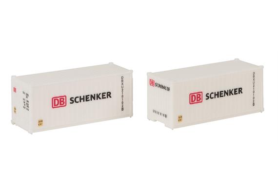 Faller 182053 20 Container DB, 2er-Set - H0 (1:87) | Bild 3