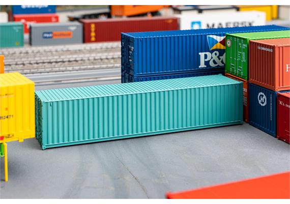 Faller 182103 40' Container, grün - H0 (1:87) | Bild 1