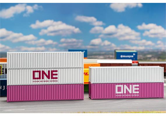 Faller 182152 40' Container ONE, 5er-Set - H0 (1:87) | Bild 1