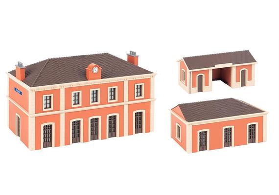Faller 190045 Bahnhof-Set Schweiz - H0 (1:87) | Bild 3