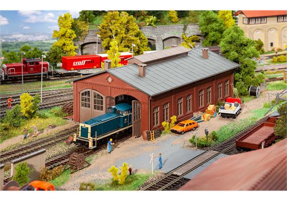 Faller 191819 Zweiständiger Lokschuppe - H0 (1:87) | Bild 1