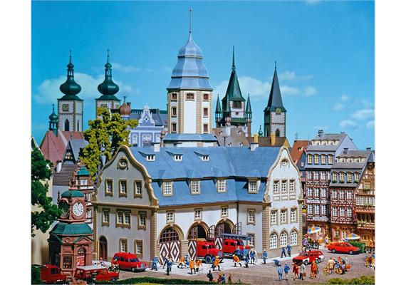 Faller 191835 Rathaus mit Feuerwache - H0 (1:87) | Bild 1
