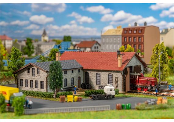 Faller 222106 Zweiständiger Lokschuppen mit Werkstatt - N (1:160) | Bild 1