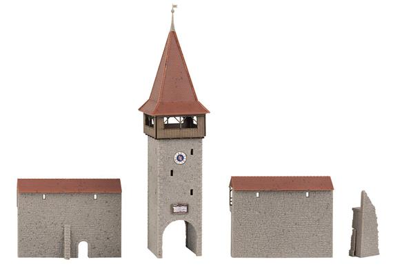 Faller 232171 Altstadtturm mit Mauer - N (1:160) | Bild 2