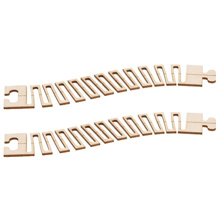 Faller Car System 161931 Laser-Street Flexible Fahrbahn (250 x 50 mm), 2 Stück - H0