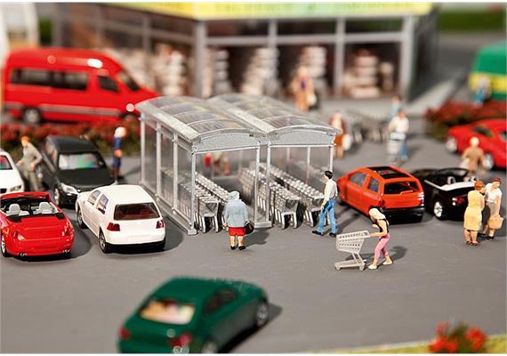 Faller moderner Einkaufswagen-Unters. HO | Bild 1