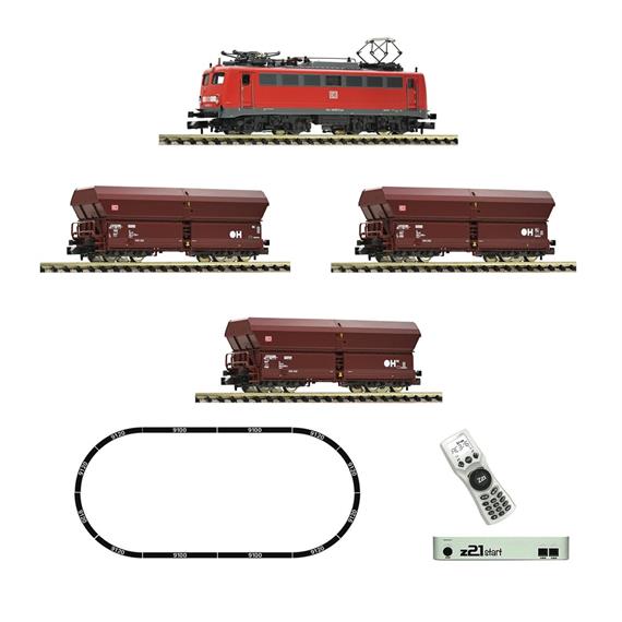 Fleischmann 5170002 z21 start Digitalset: Elektrolokomotive BR 140 mit Güterzug, DB AG