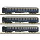Fleischmann 6260078 3-tlg. Set 1: Schnellzugwagen, Suisse Train Bleu - N (1:160)